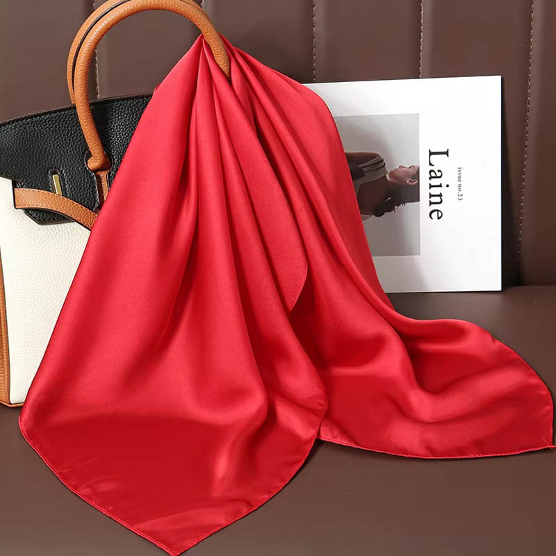 Luxury Solid Color Silk Square - Luxury Bags China recension och pris