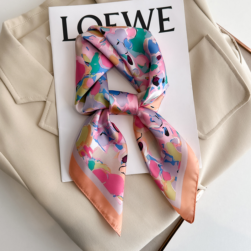 Luxury Floral Print Square Sil - Luxury Bags China recension och pris