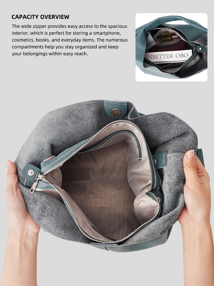 Zency Soft Genuine Leather Wom - Luxury Bags Tote recension och pris
